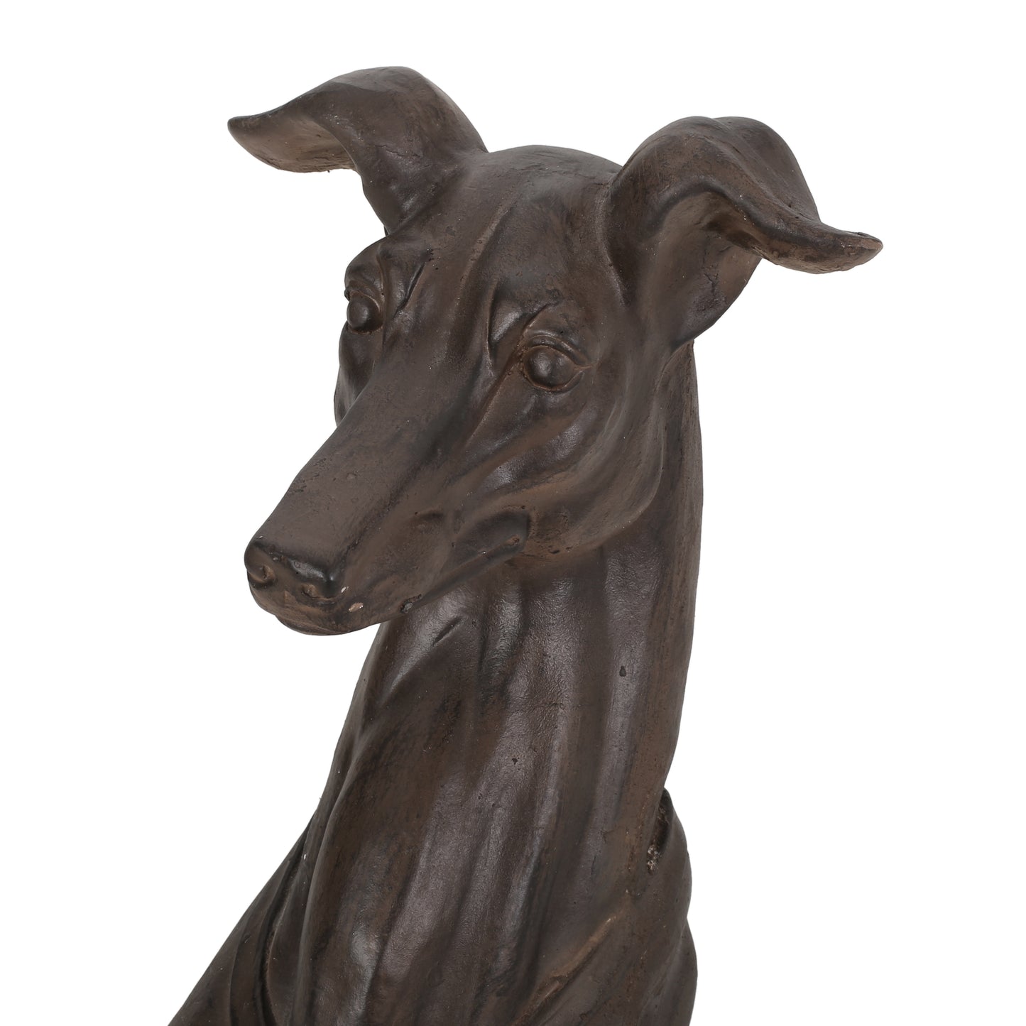 GREY HOUND DOG STATUE