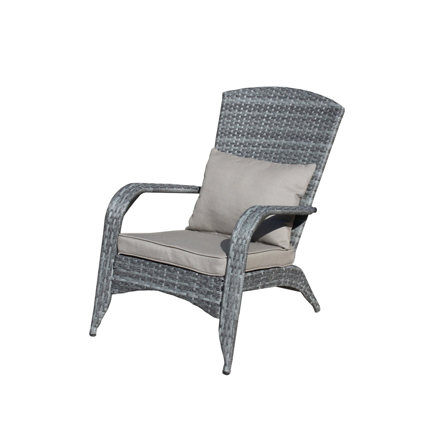 Patio Chair with Cushions( Grey Cushion)