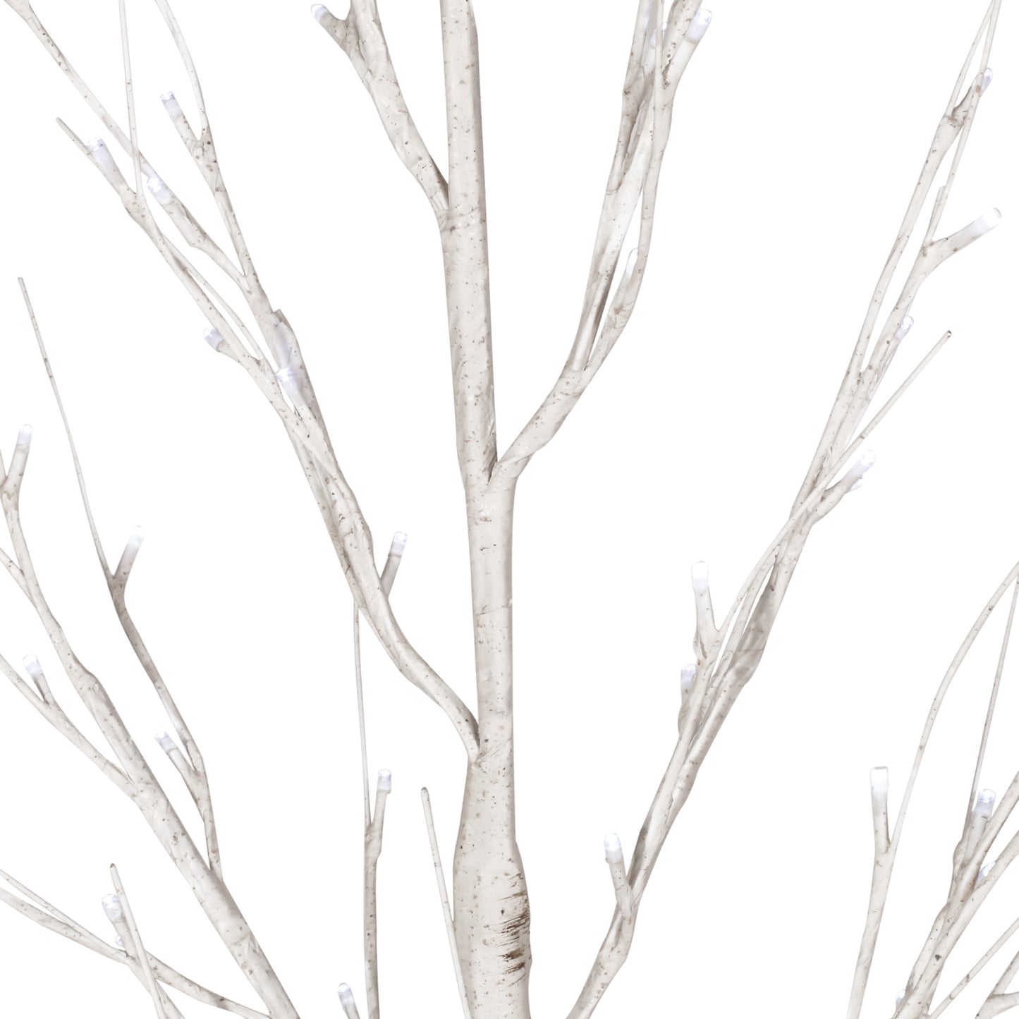 6FT Birch Tree White Light 96LEDArtificial BarkUl  Ip44 30V 6WExtended Line: 5M