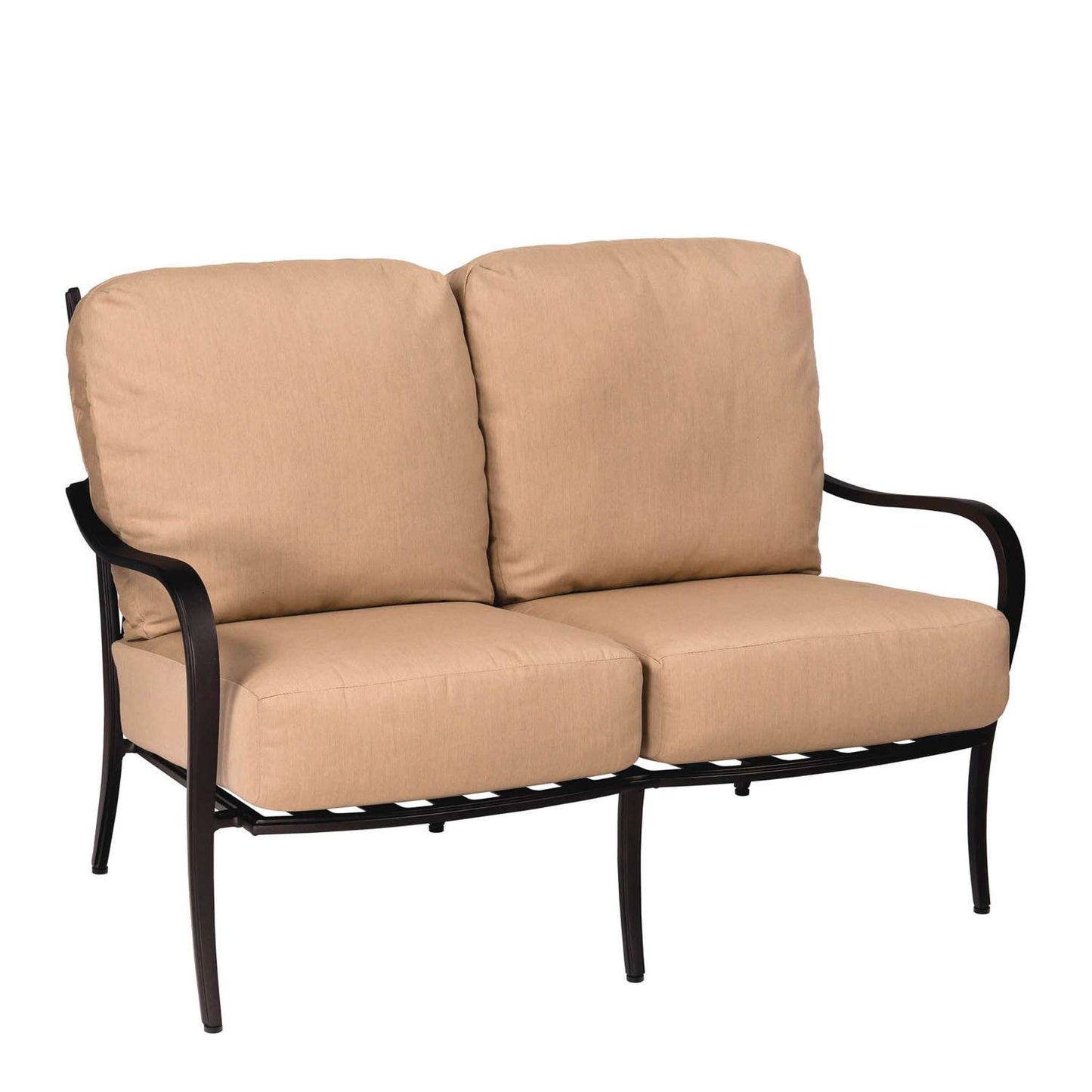 Apollo Cast Aluminum Love Seat with Cushions