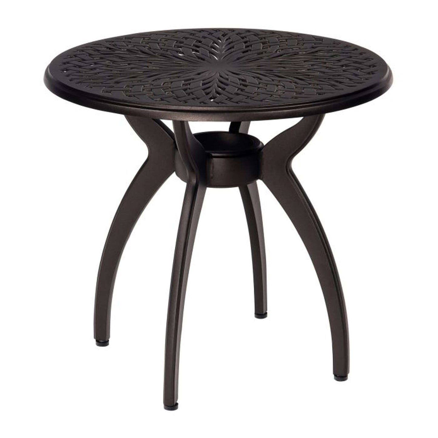 Apollo Cast Aluminum Round 24 Inch Side Table