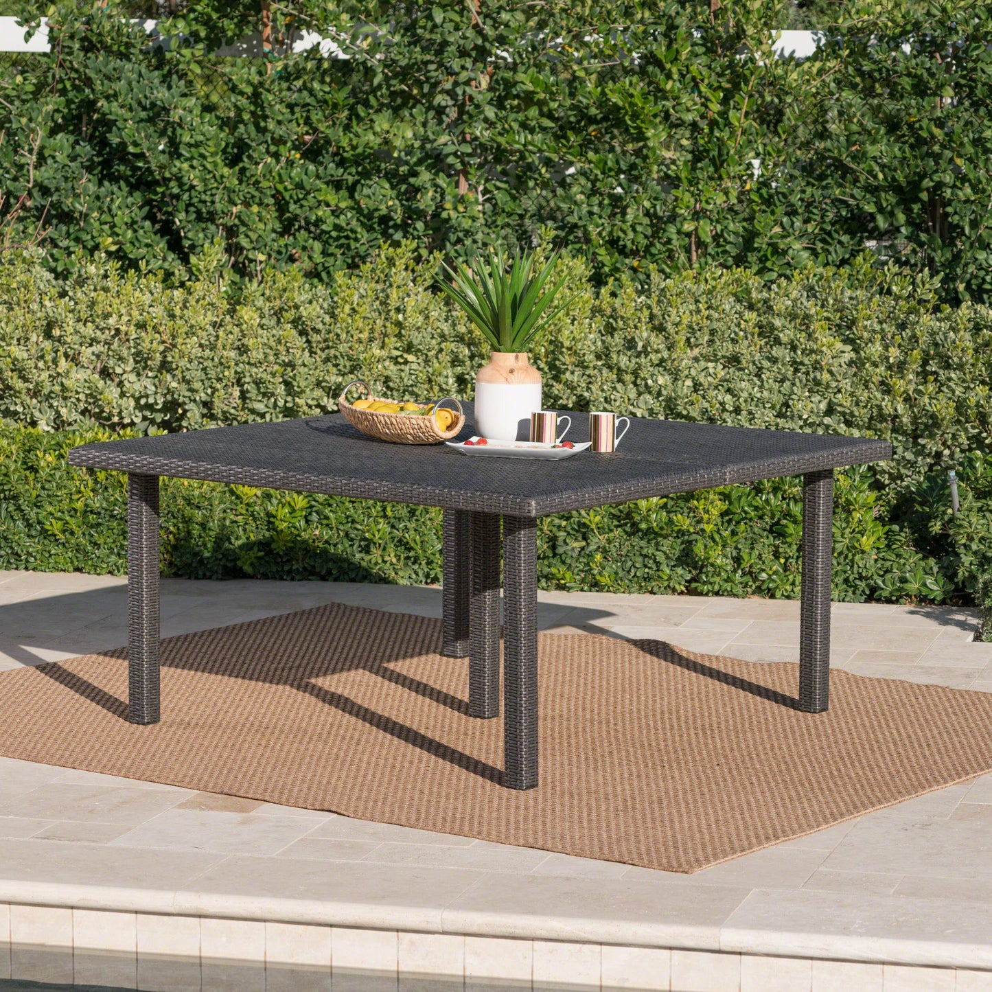 FIONA 64" SQUARE DINING TABLE