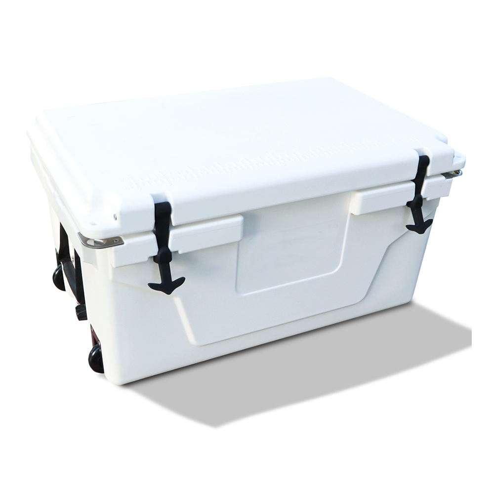 White outdoor Camping Picnic Fishing portable cooler 65QT Portable Insulated Cooler Box