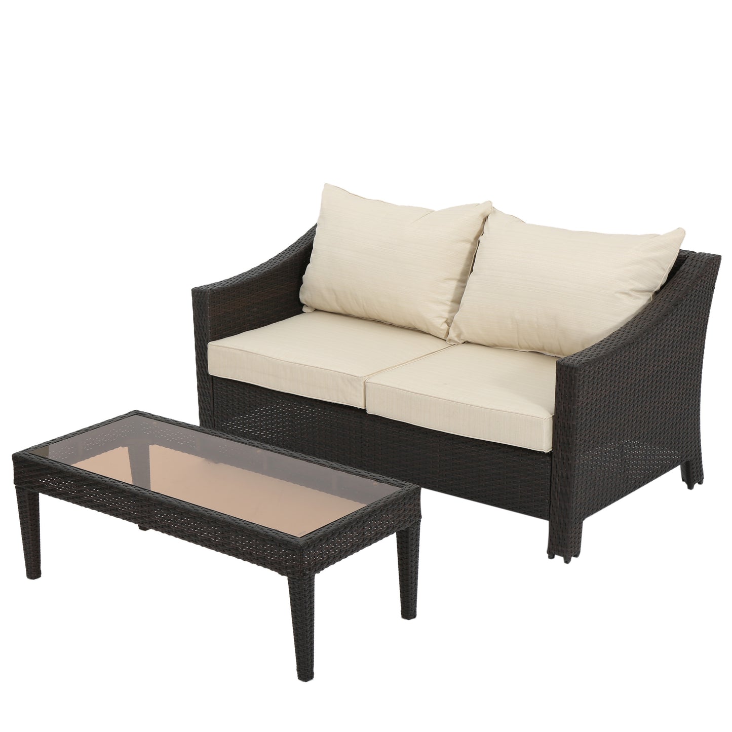 ANTIBES LOVESEAT & TABLE