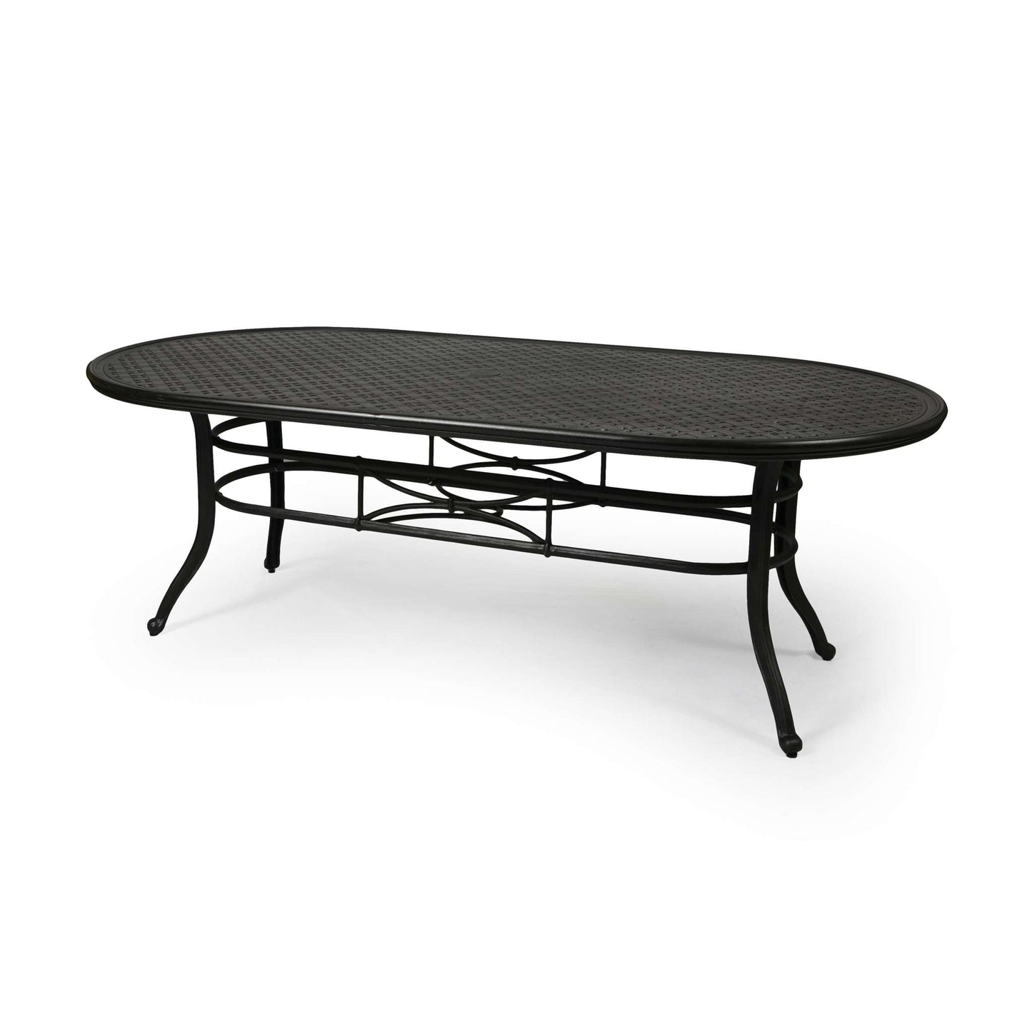 Napa Oval Umbrella Dining Table