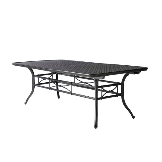 Napa Rectangle Extension Umbrella Dining Table