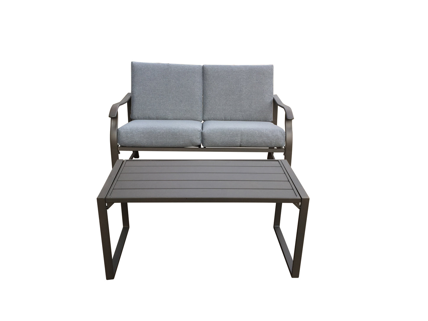 LOVESEAT AND TEAPOY  Mushroom B