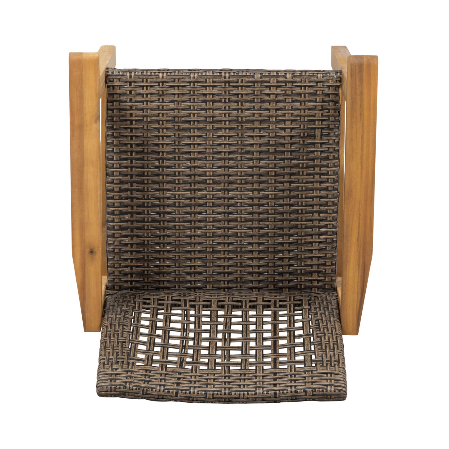 HAMPTON WOOD AND WICKER DINING CHAIR( SET OF 2 )