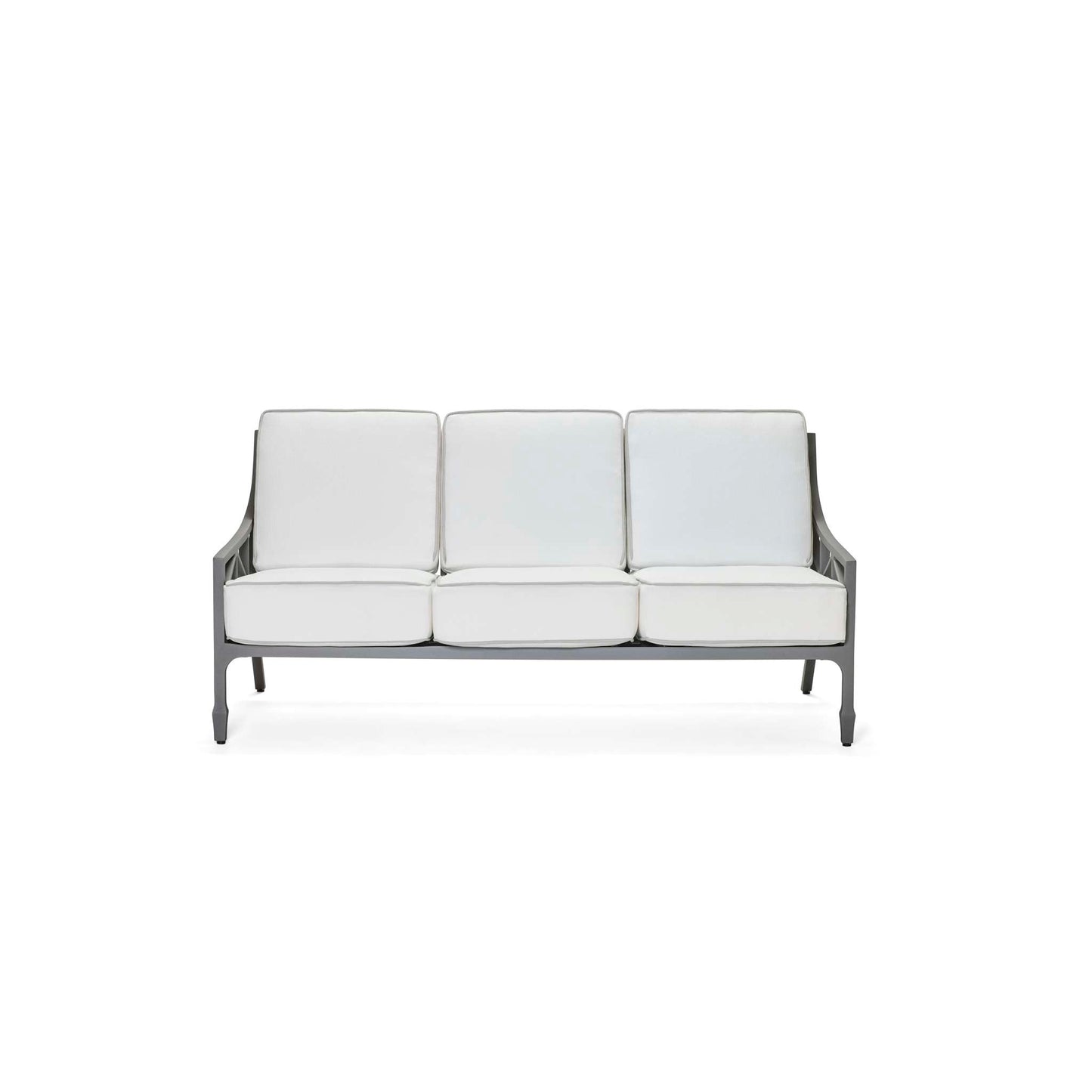 Alberti Cast Aluminum Sofa with Cushions