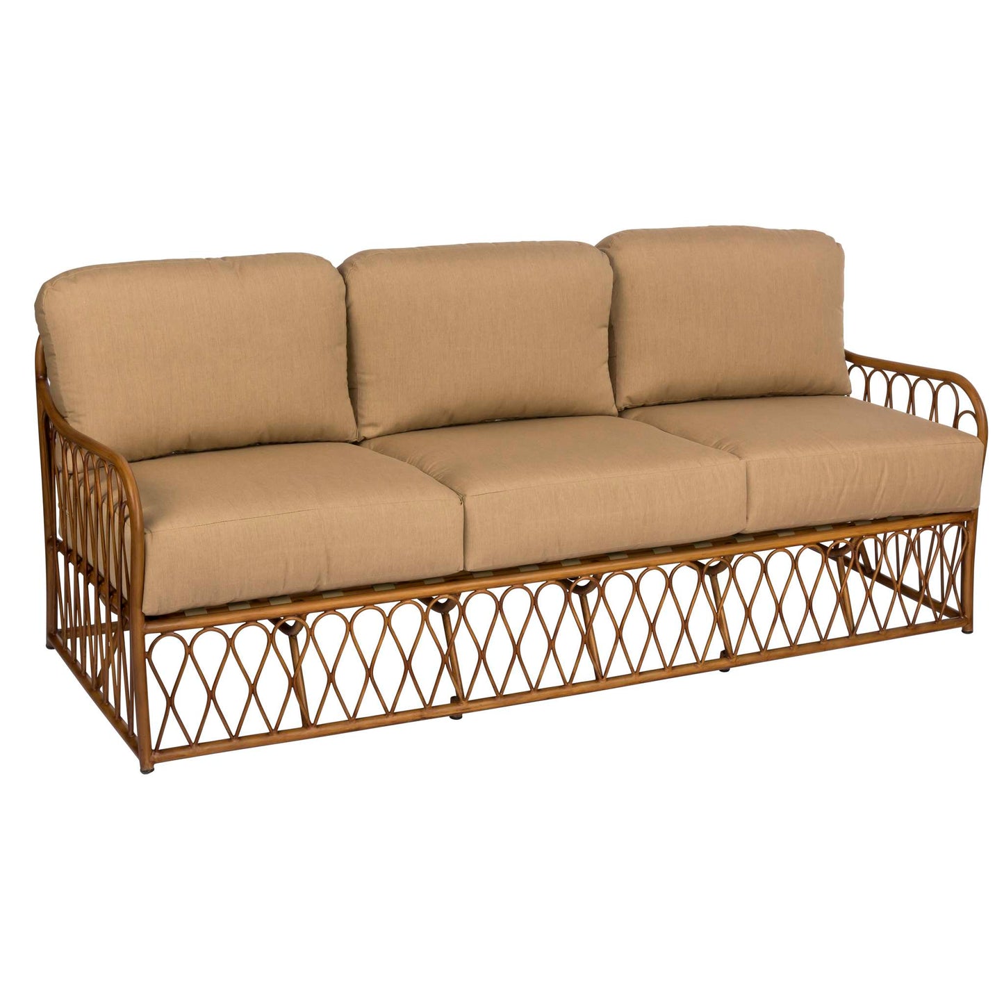 Cane Sofa with Cushion