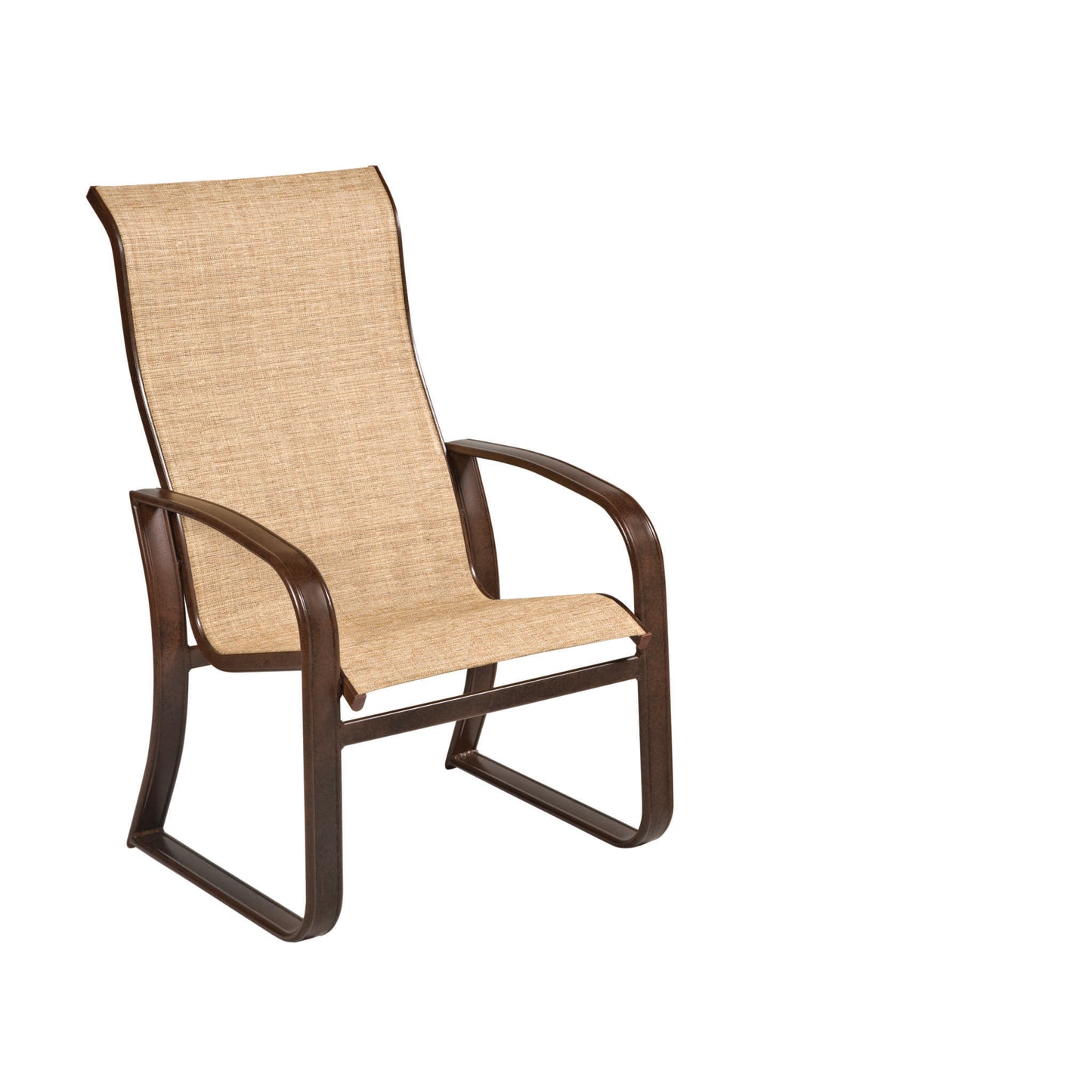 Cayman Isle Sling Sling High Back Dining Arm Chair