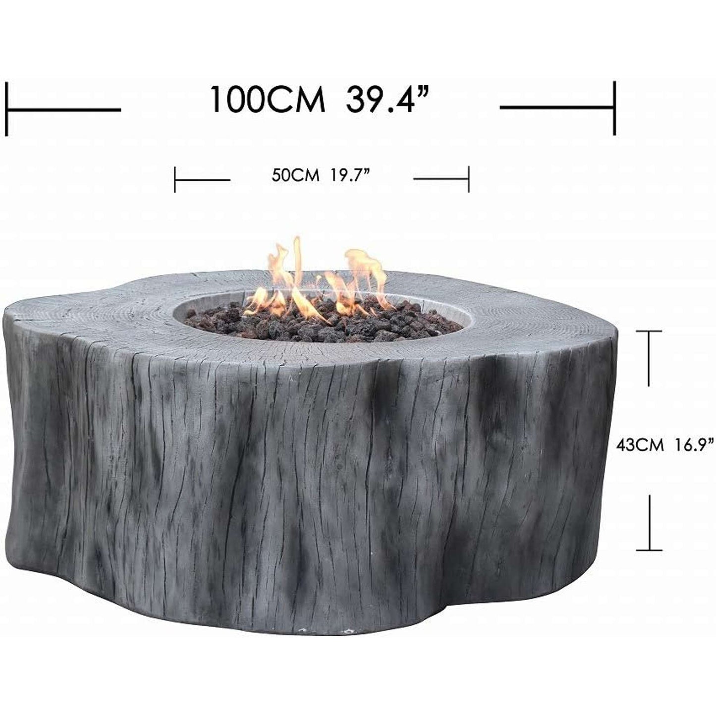 Manchester Gas Fire Table