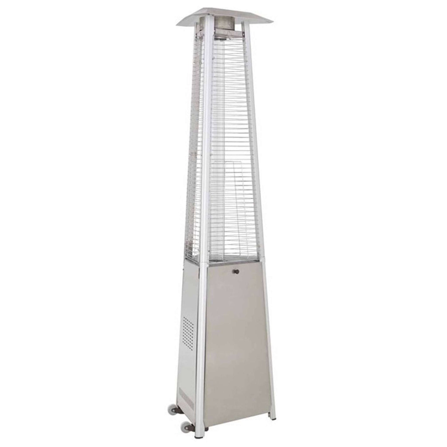 94 Inch Tall Tall Commercial Grade Glass Tube Heater, 42000 BTU's