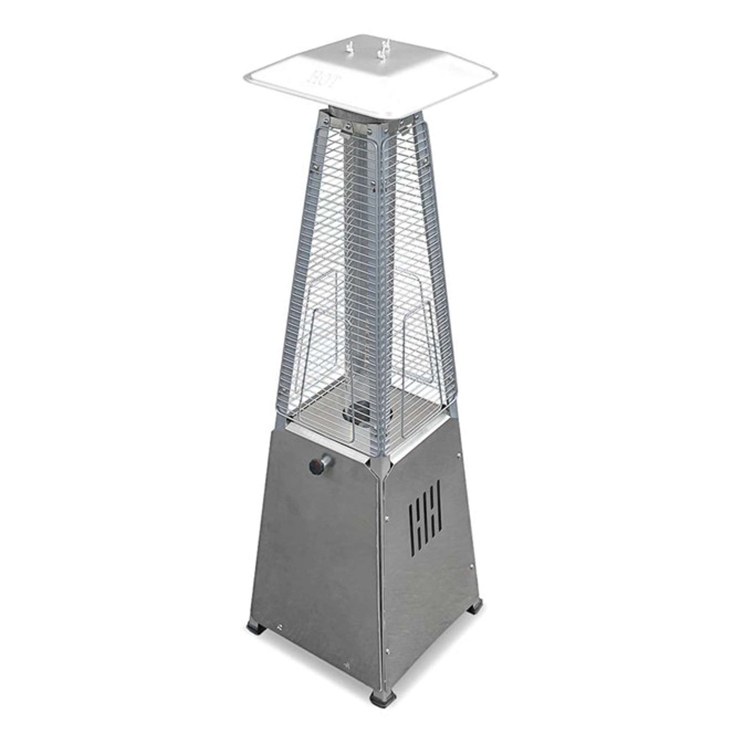 38 Inch Tall Outdoor Tabletop/Portable Patio Glass Tube Heater