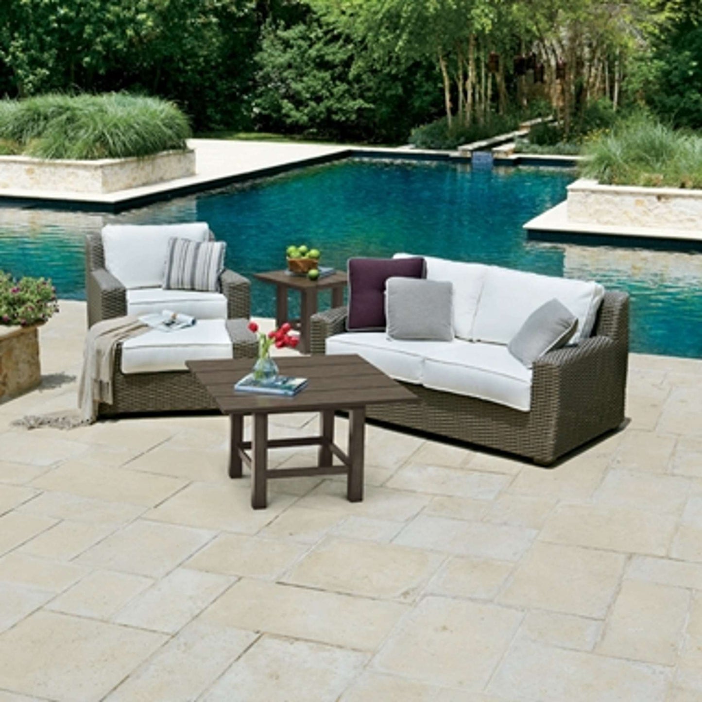 Augusta Ottoman with Cushion