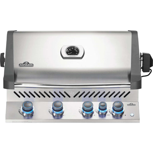 BI Prestige 500 RSIB Built-in Gas Grill Head with Infrared Rear Burner in Stainless Steel