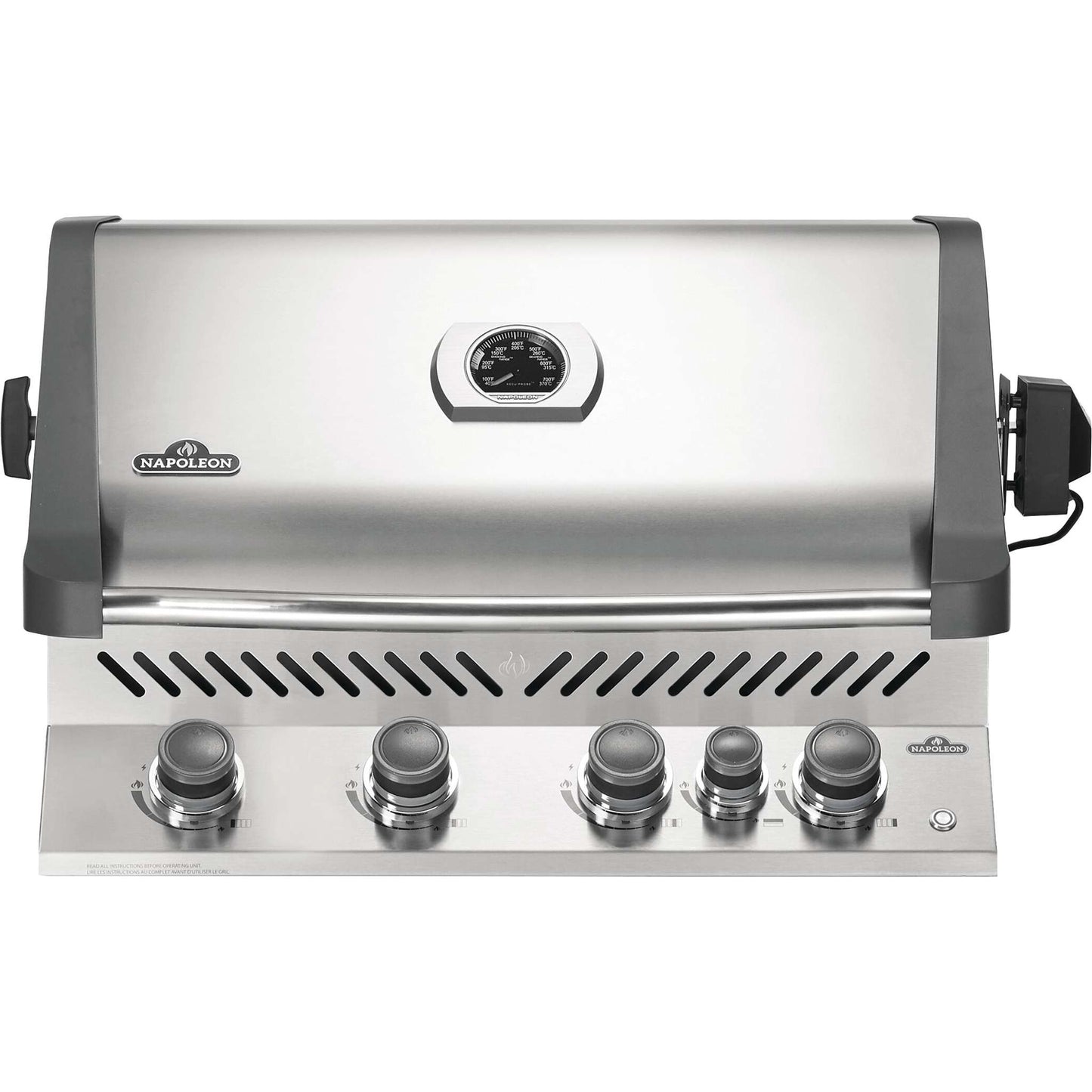 BI Prestige 500 RSIB Built-in Gas Grill Head with Infrared Rear Burner in Stainless Steel