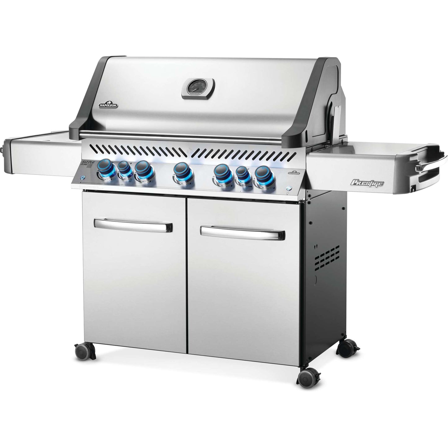 Prestige 665 RSIB Gas Grill with Infrared Side and Rear Burners in Stainless Steel