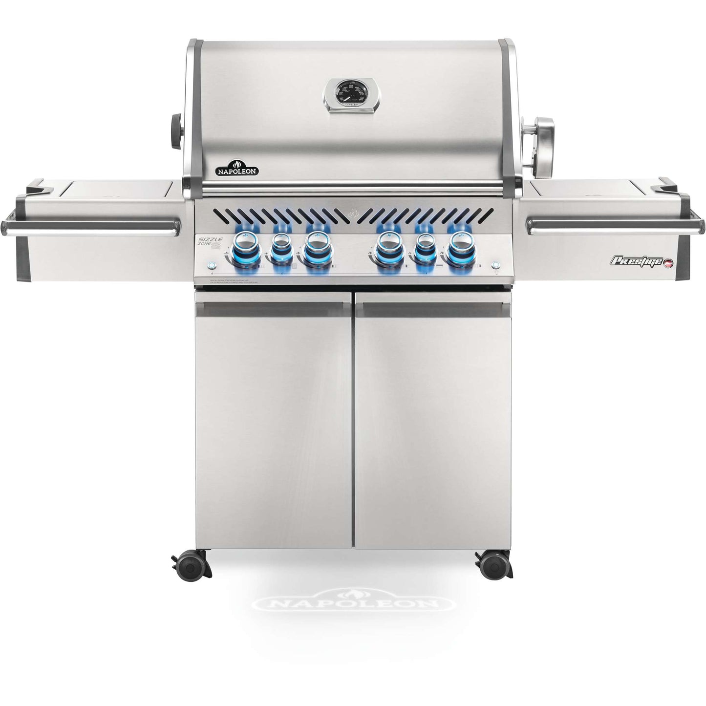 Prestige 500 RSIB Gas Grill with Infrared Side and Rear Burners in Stainless Steel