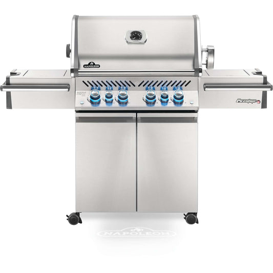 Prestige 500 RSIB Gas Grill with Infrared Side and Rear Burners in Stainless Steel