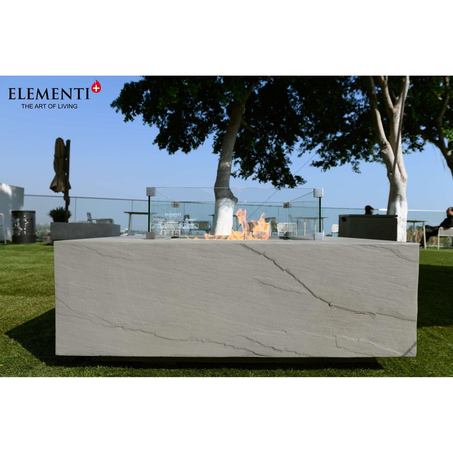 Elementi Plus Capertee 40" Square Fire Table