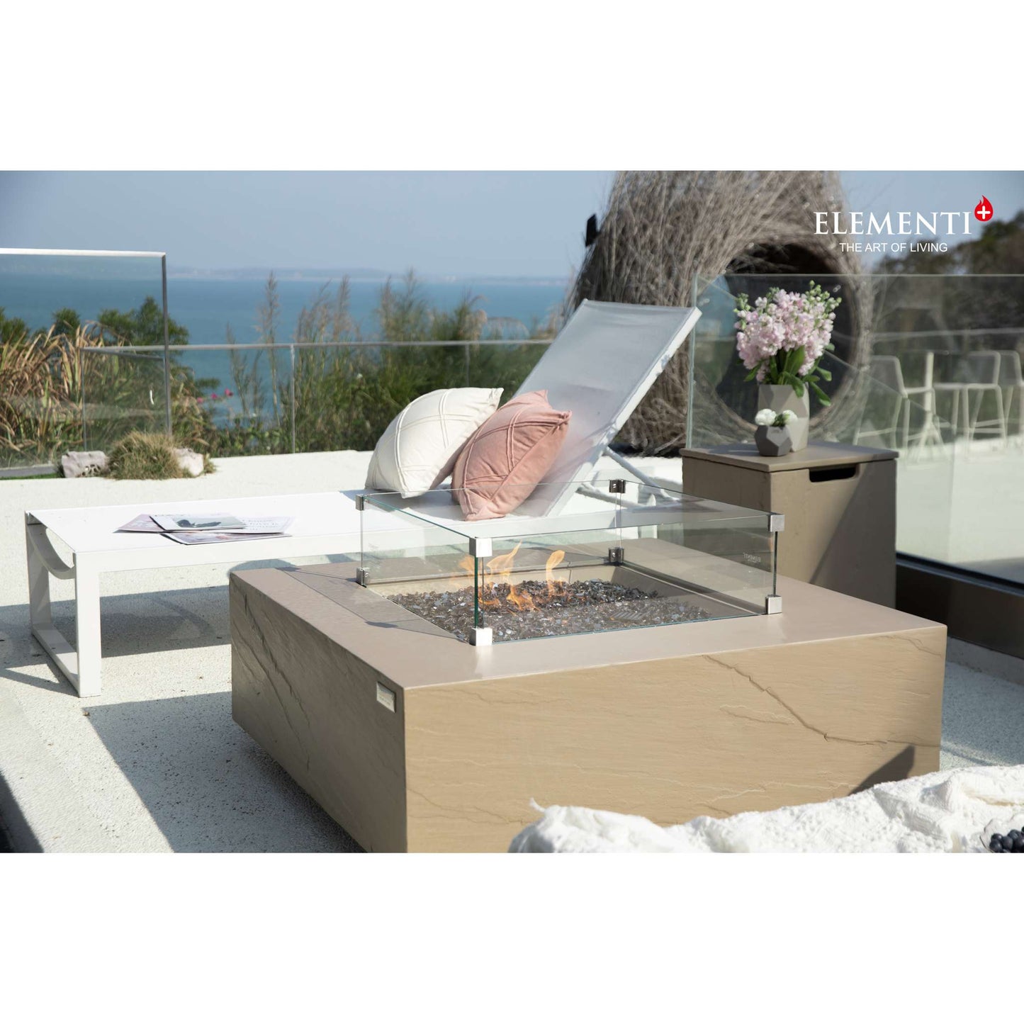 Elementi Plus Uluru 40" Square Fire Table