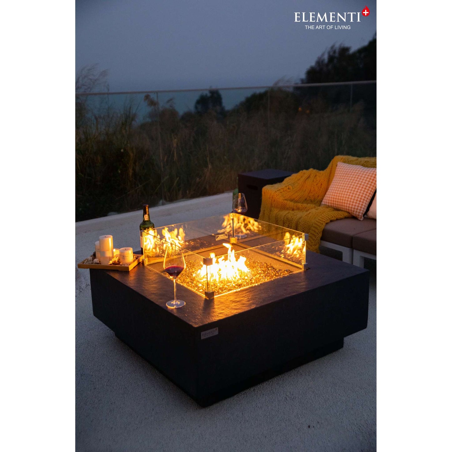 Elementi Plus Bergen Square Fire Table