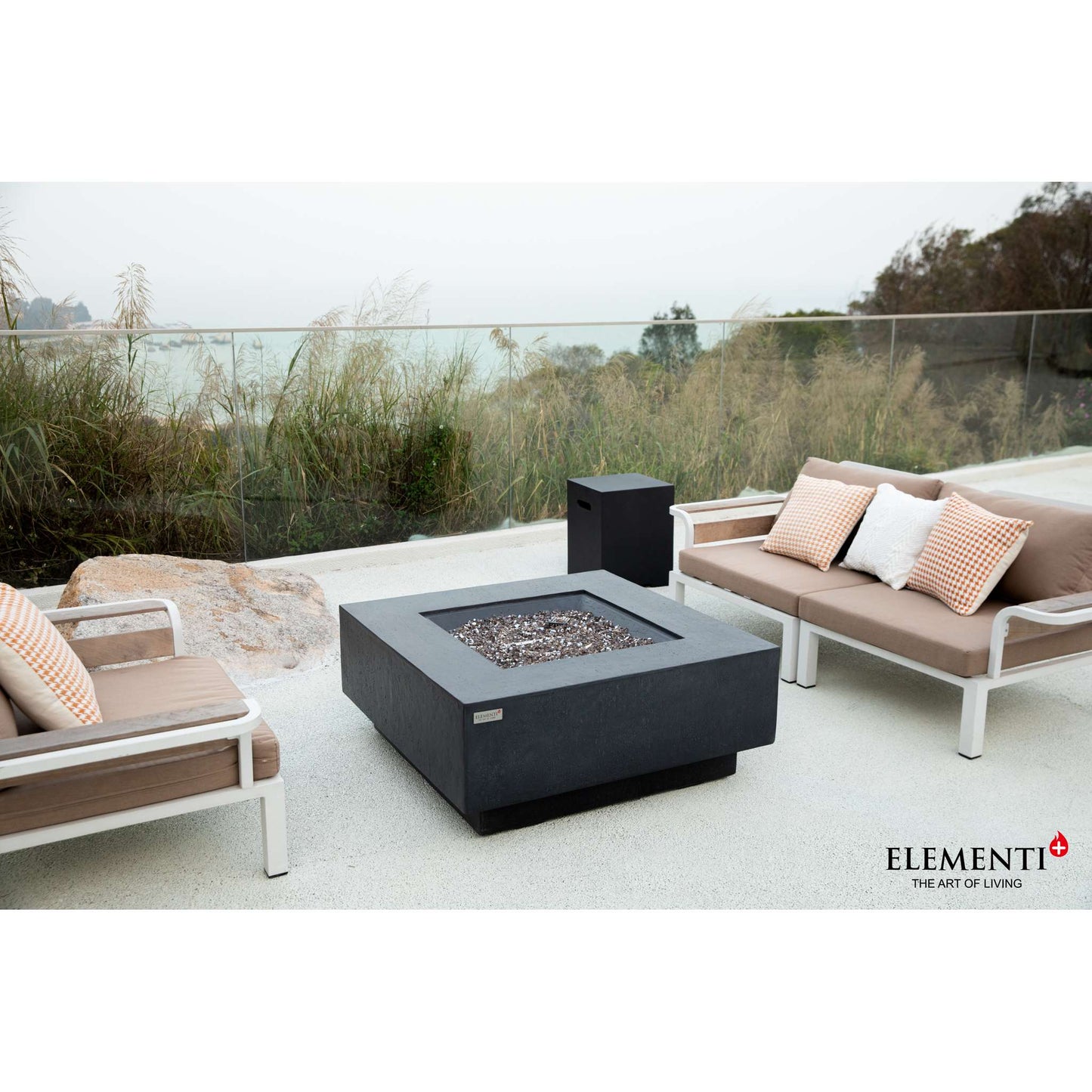 Elementi Plus Bergen Square Fire Table