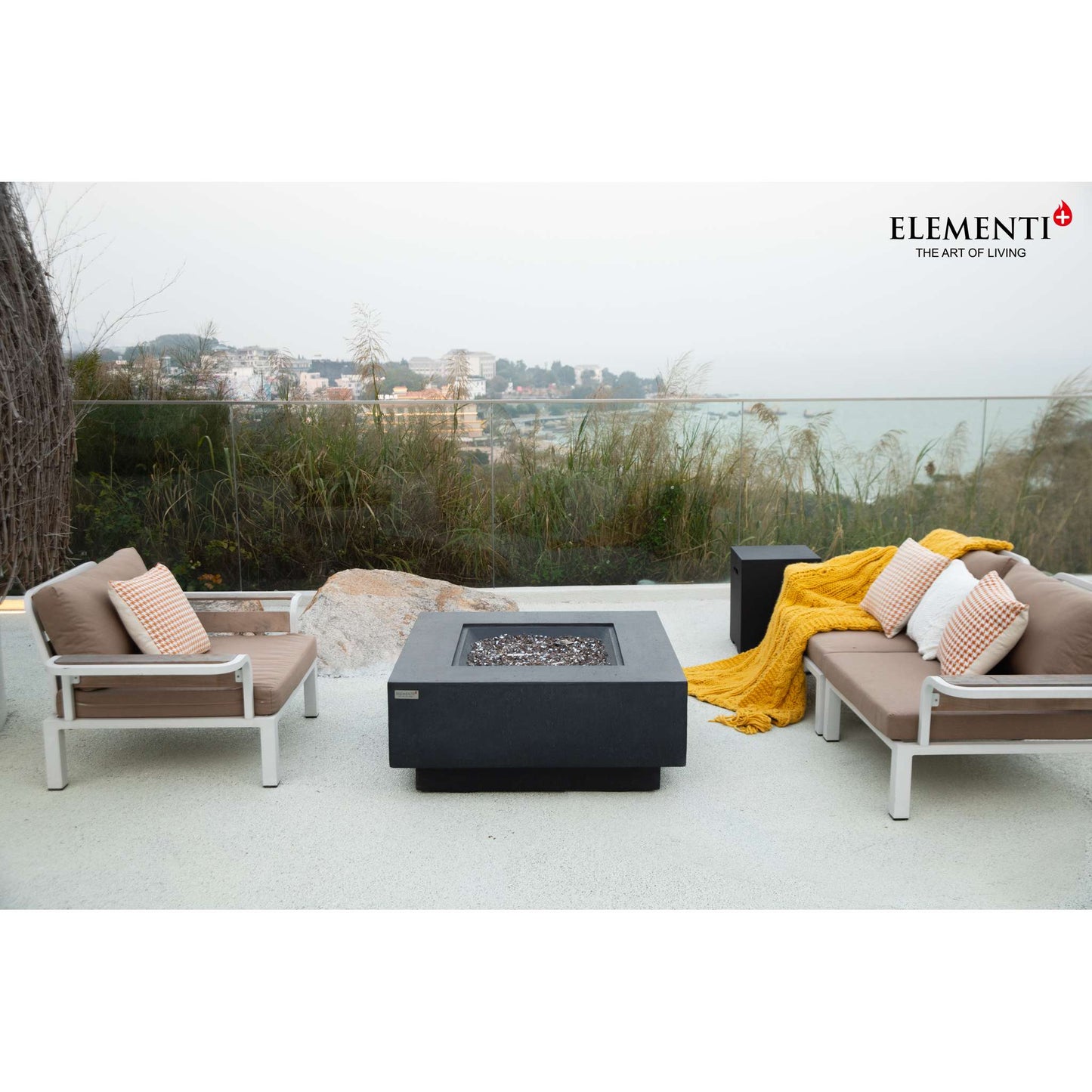 Elementi Plus Bergen Square Fire Table