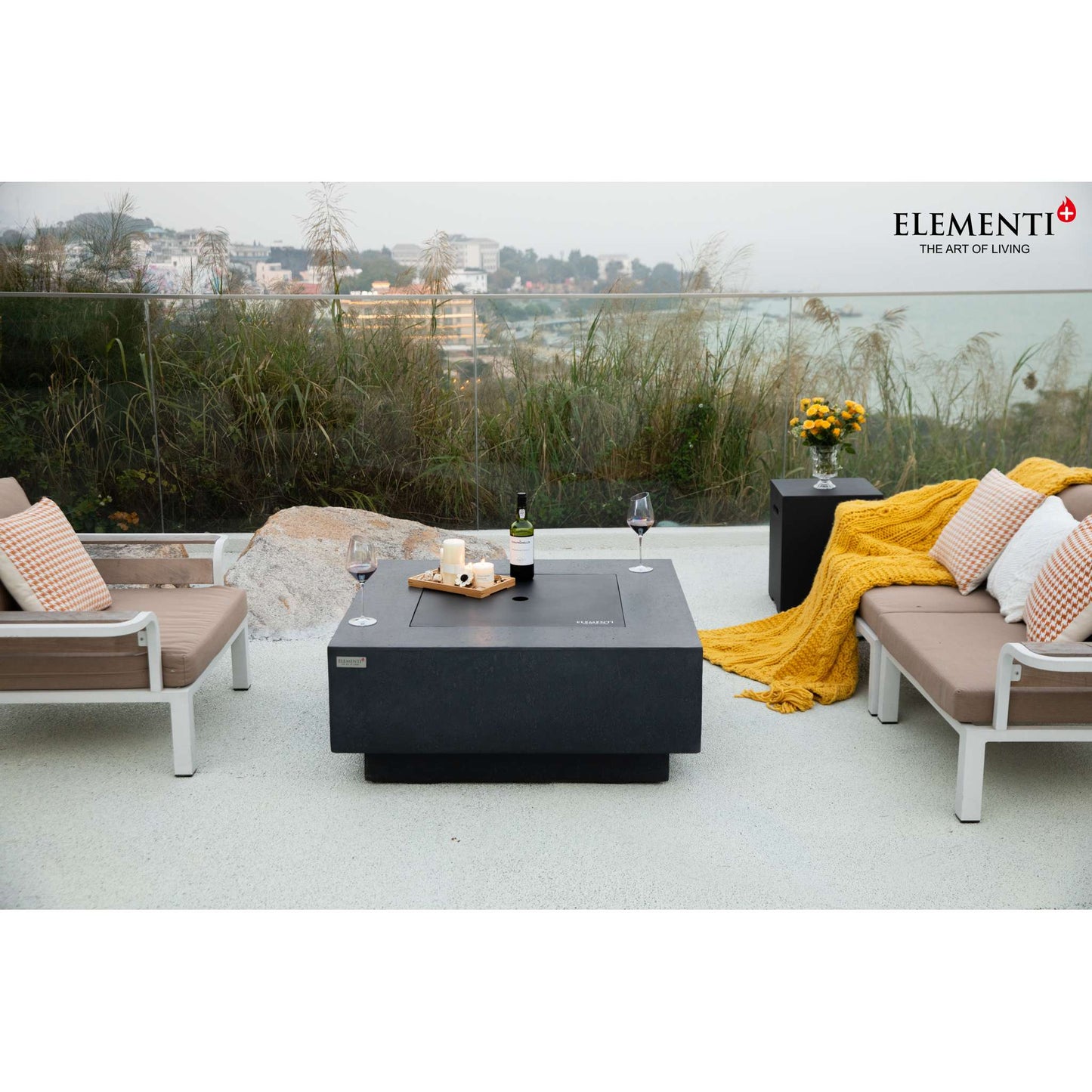 Elementi Plus Bergen Square Fire Table