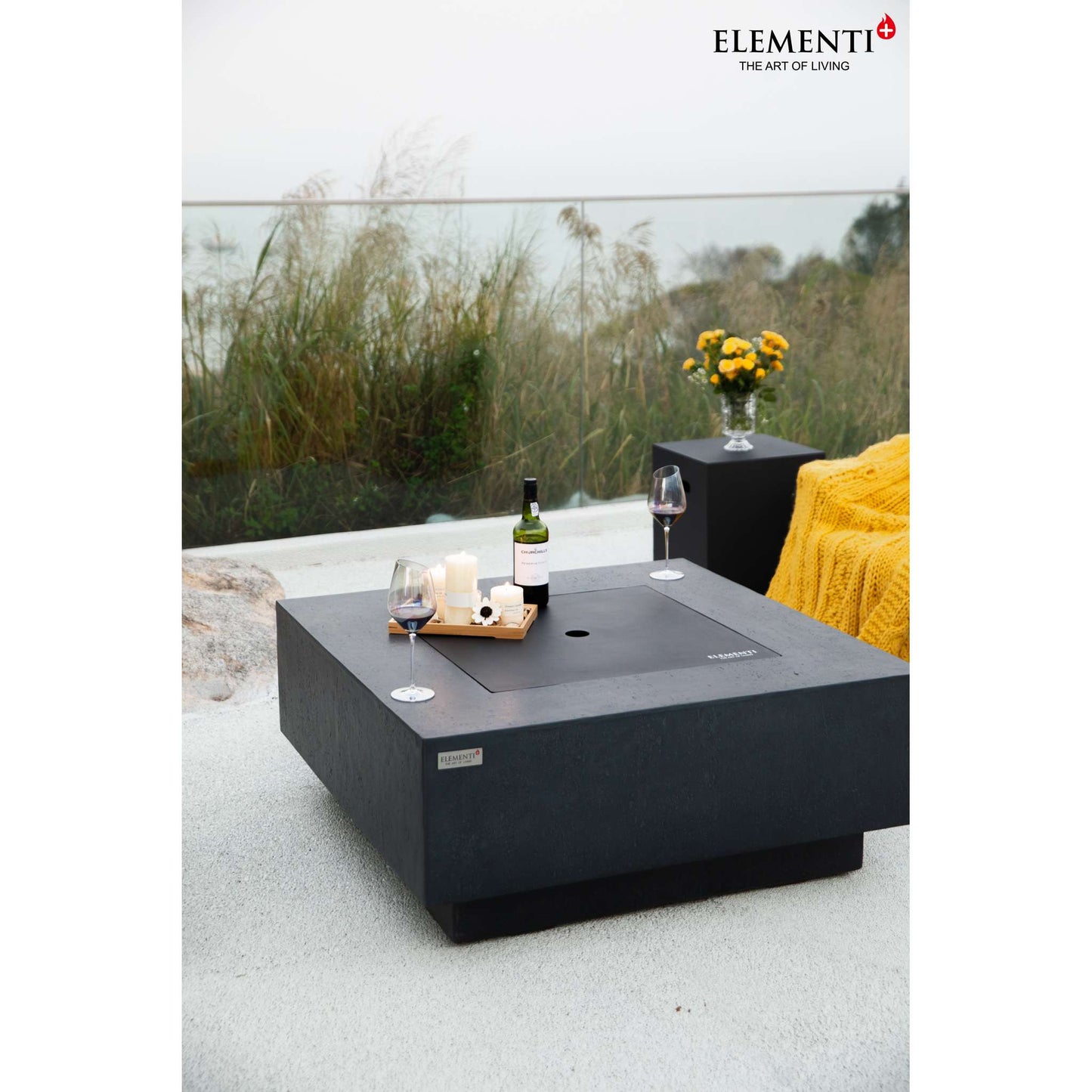 Elementi Plus Bergen Square Fire Table