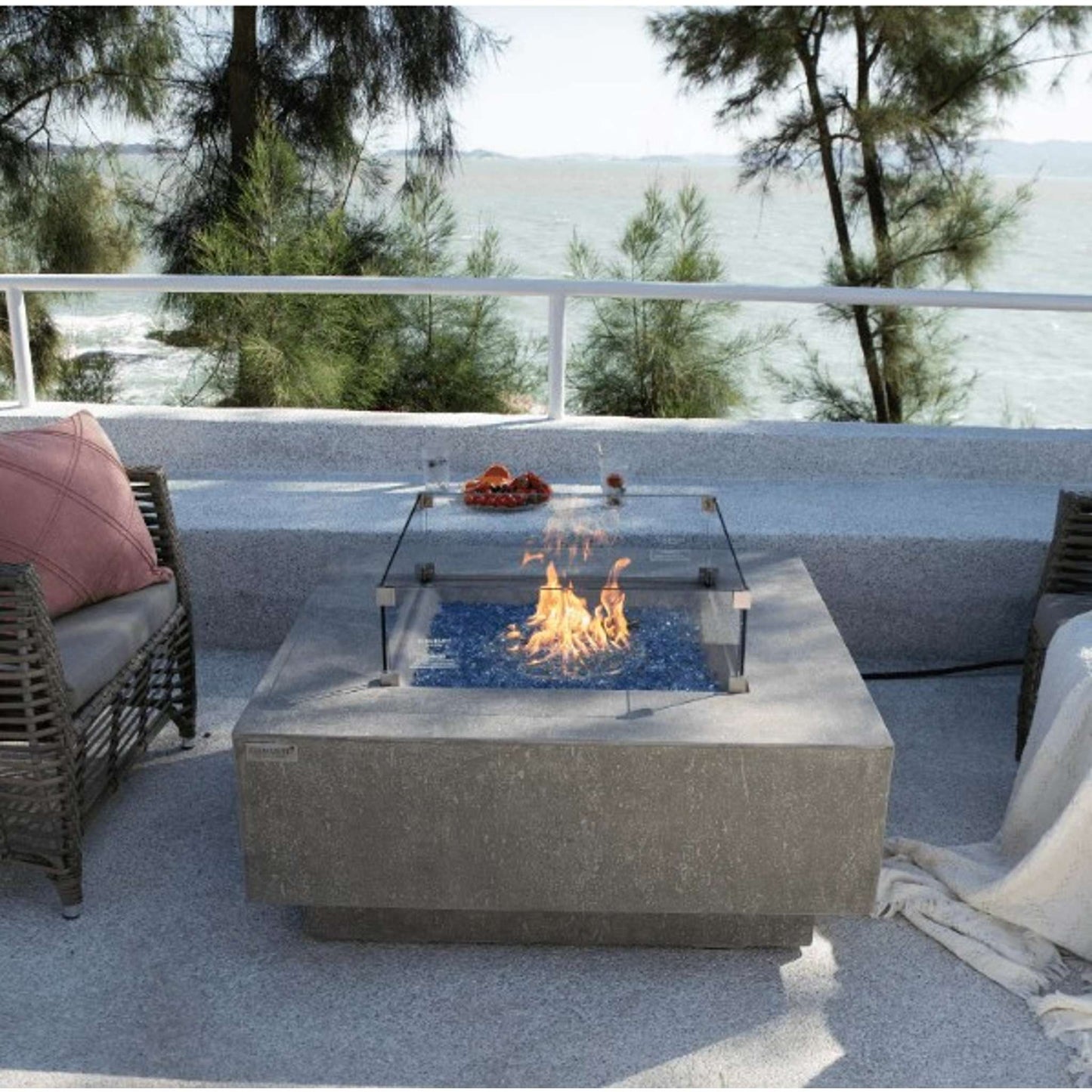 Elementi Plus Victoria Square Fire Pit Table