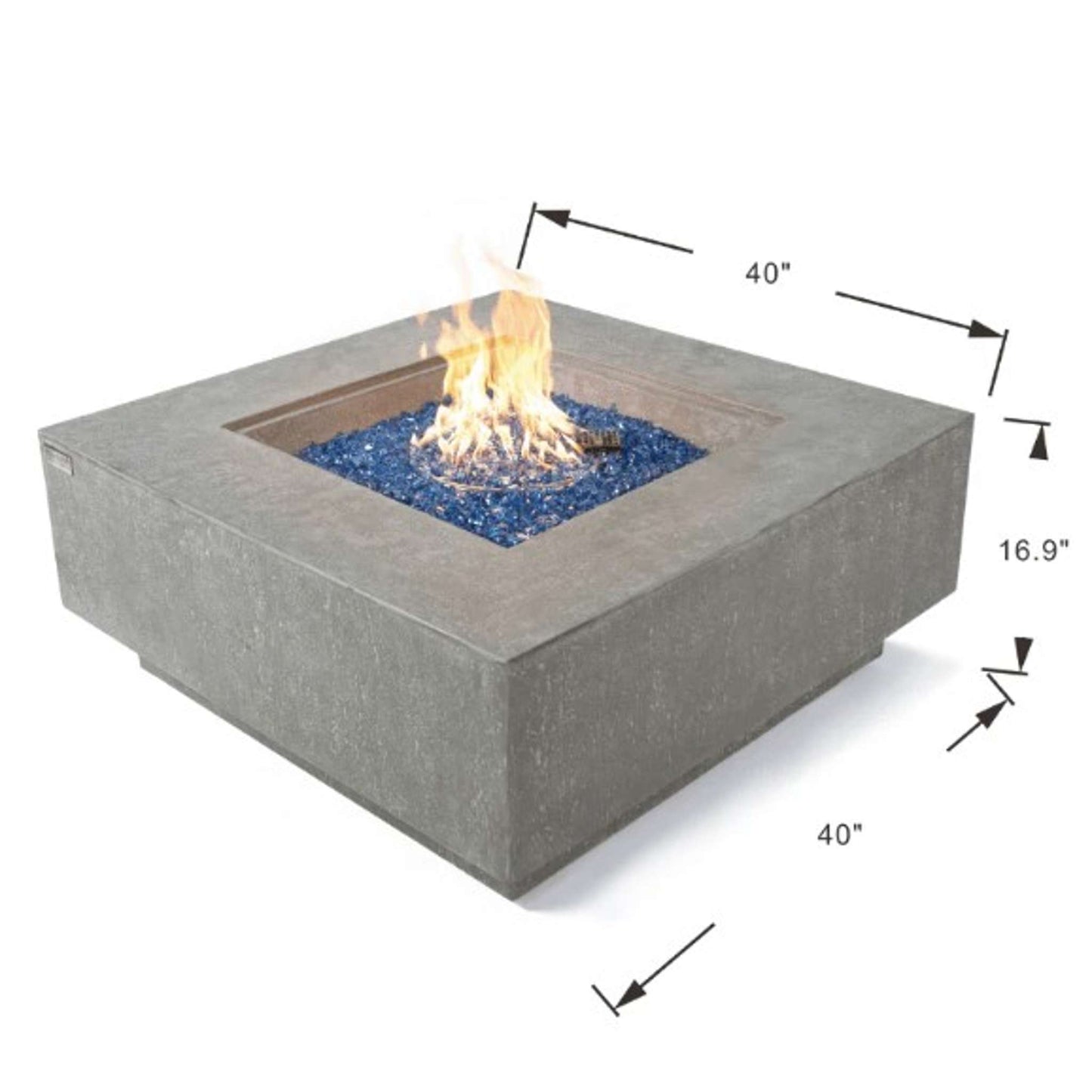 Elementi Plus Victoria Square Fire Pit Table