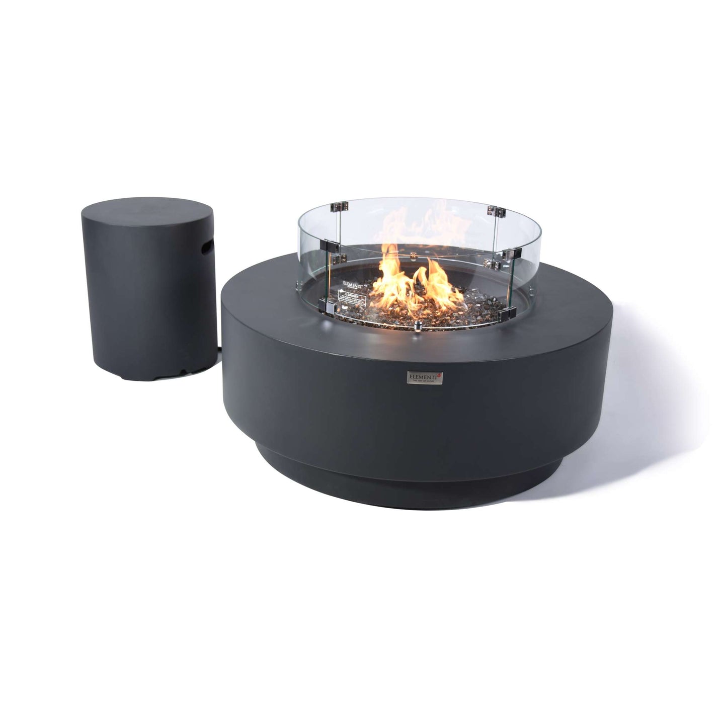 Elementi Plus Nimes 40.9" Round Fire Table