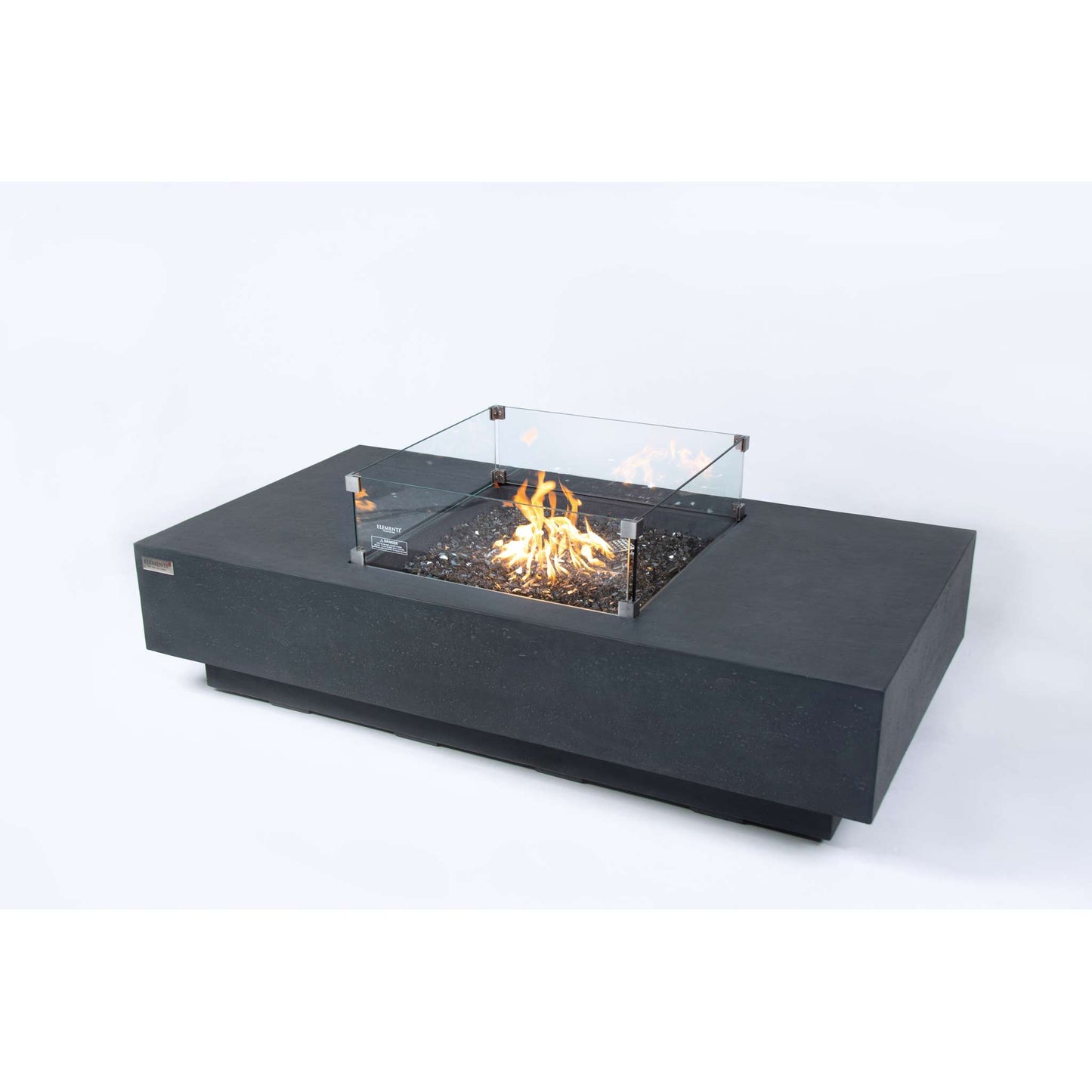 Elementi Plus Cannes 32" x 60" Rectangle Fire Table