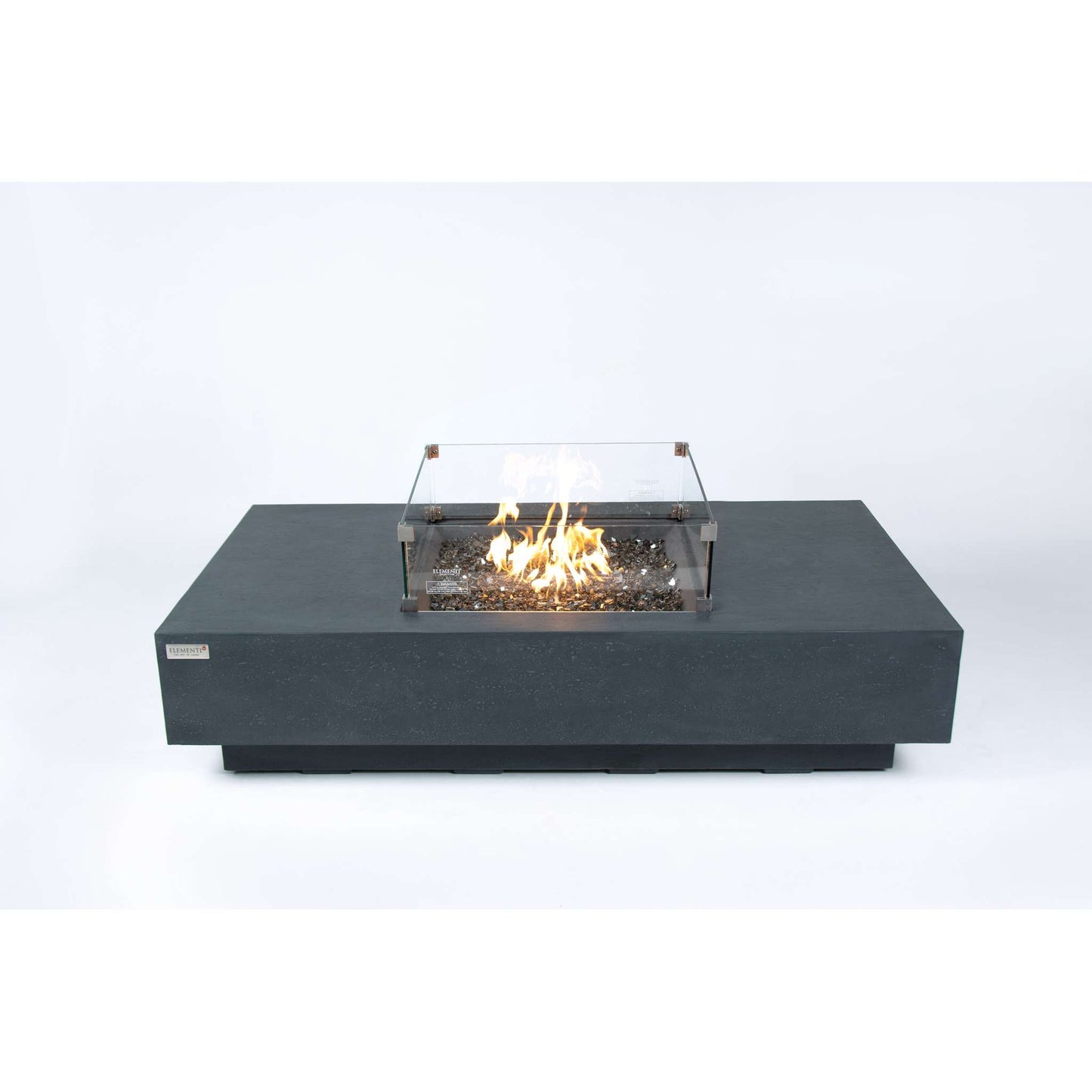 Elementi Plus Cannes 32" x 60" Rectangle Fire Table