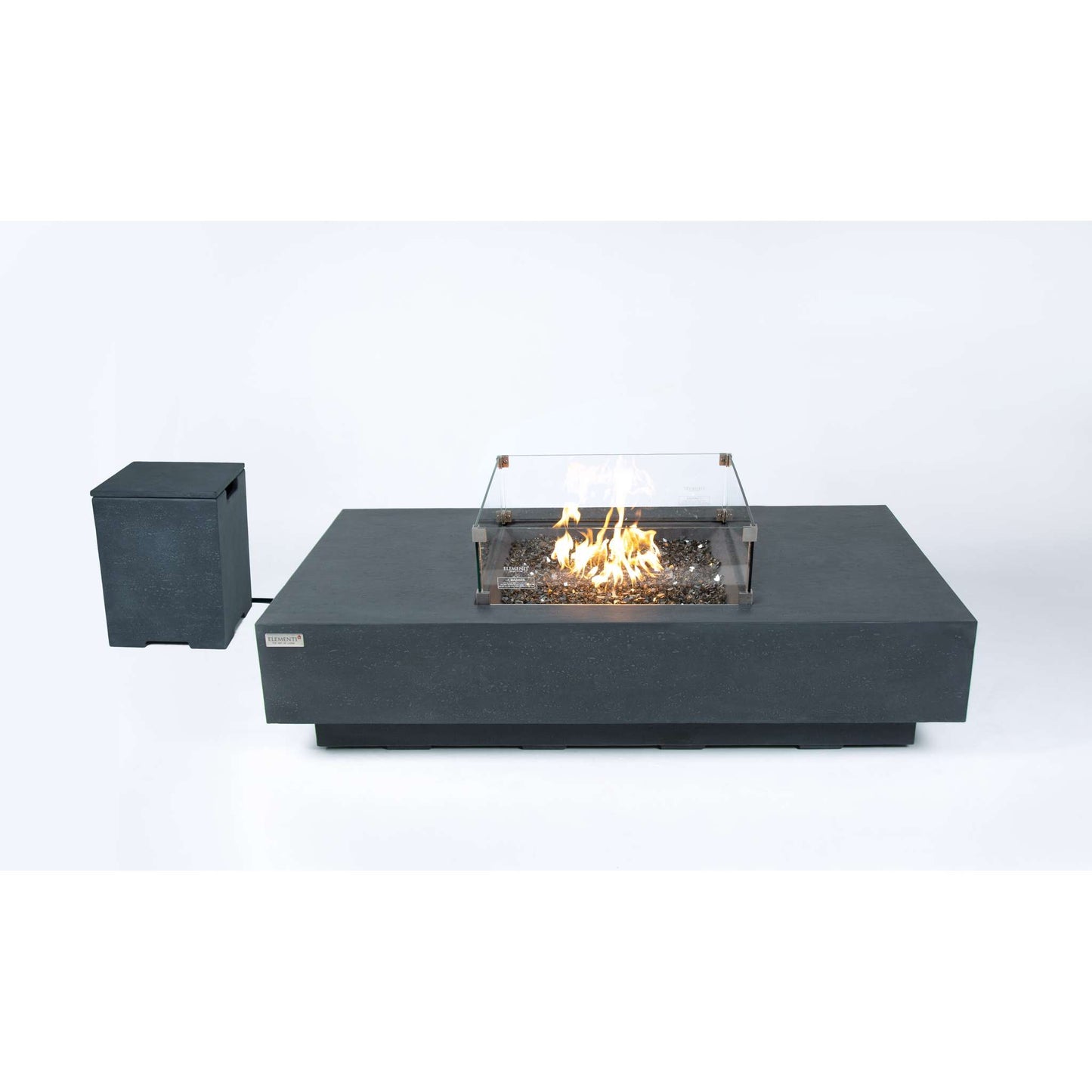 Elementi Plus Cannes 32" x 60" Rectangle Fire Table