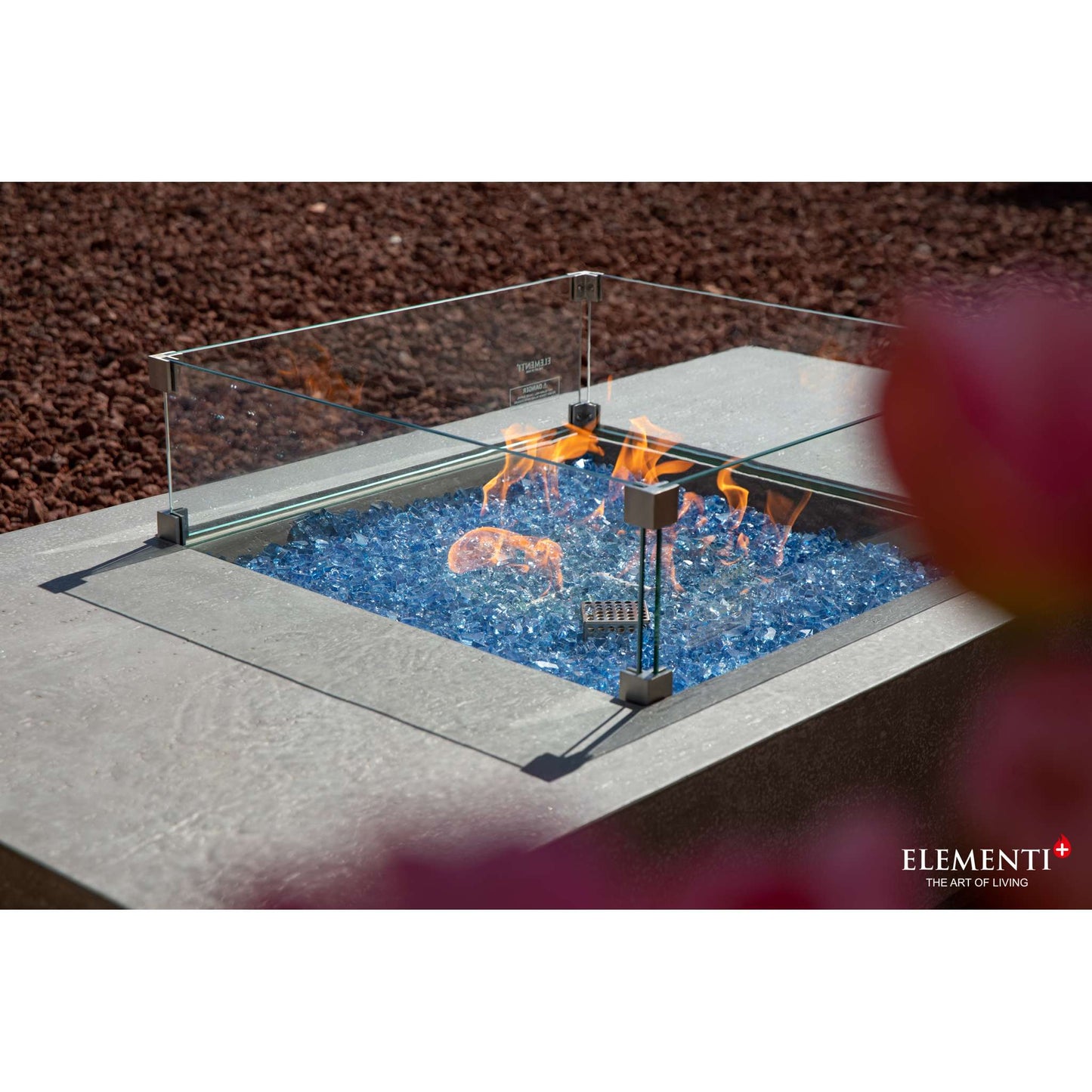 Elementi Plus Monte Carlo 32" x 60" Rectangle Fire Table