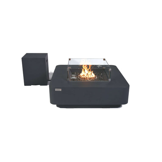 Elementi Plus Bergamo 42.1" Square Fire Table