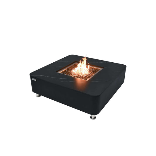 Elementi Plus Annecy Marble Porcelain Fire Table Bulgaria Black