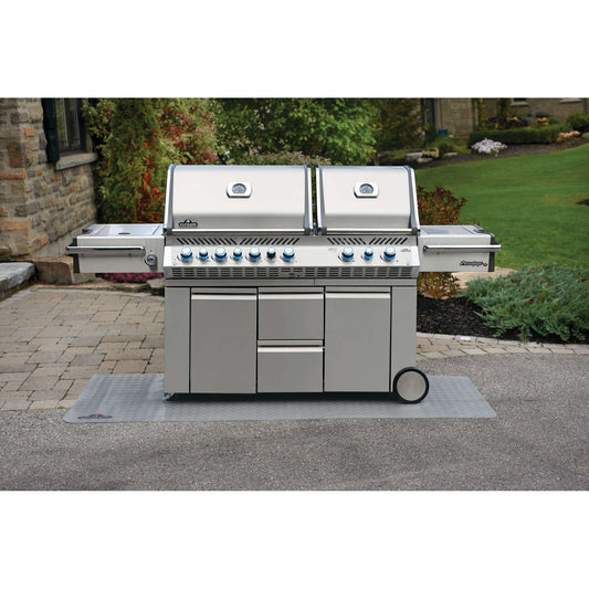 Prestige Pro 825 RSIB Gas Grill, Power Side Burner, Infrared Rear & Bottom Burners in Stainless Steel