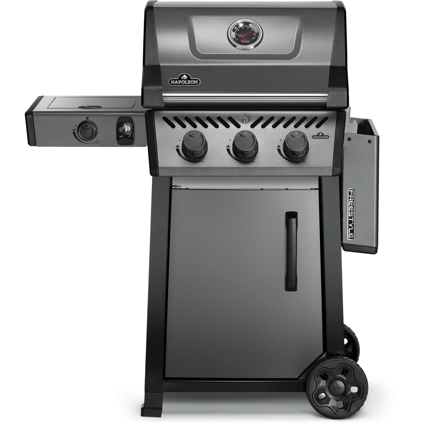 Freestyle 365 Propane Gas Grill with Range Side Burner in Graphite Grey