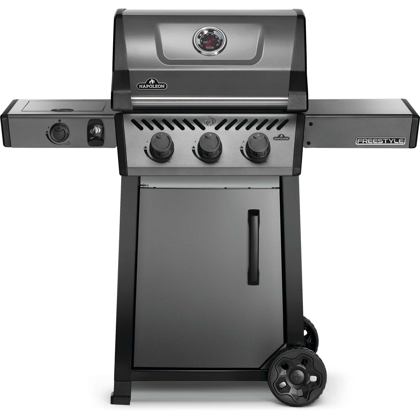 Freestyle 365 Propane Gas Grill with Range Side Burner in Graphite Grey