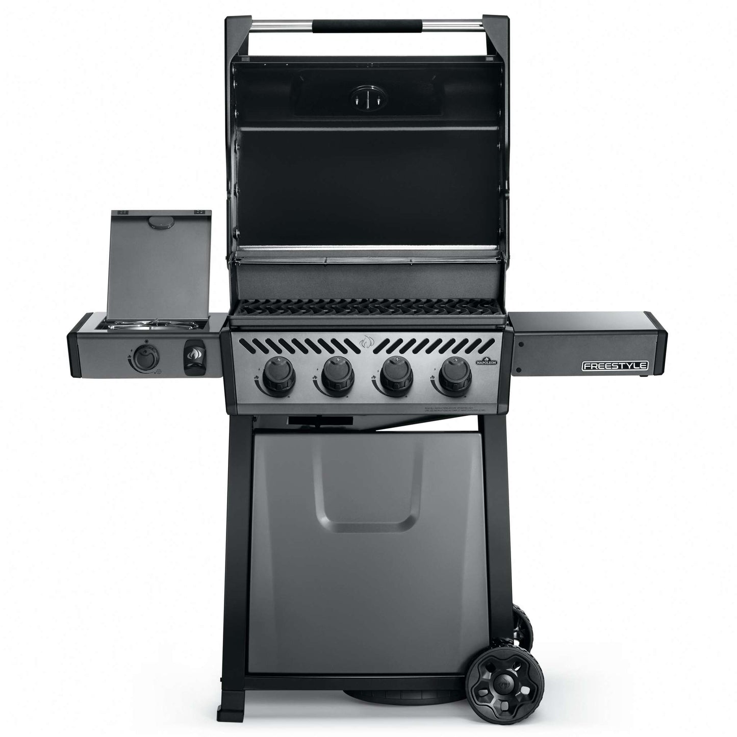 Freestyle 425 Built In Gas Grill with Range Side Burner in Graphite Grey