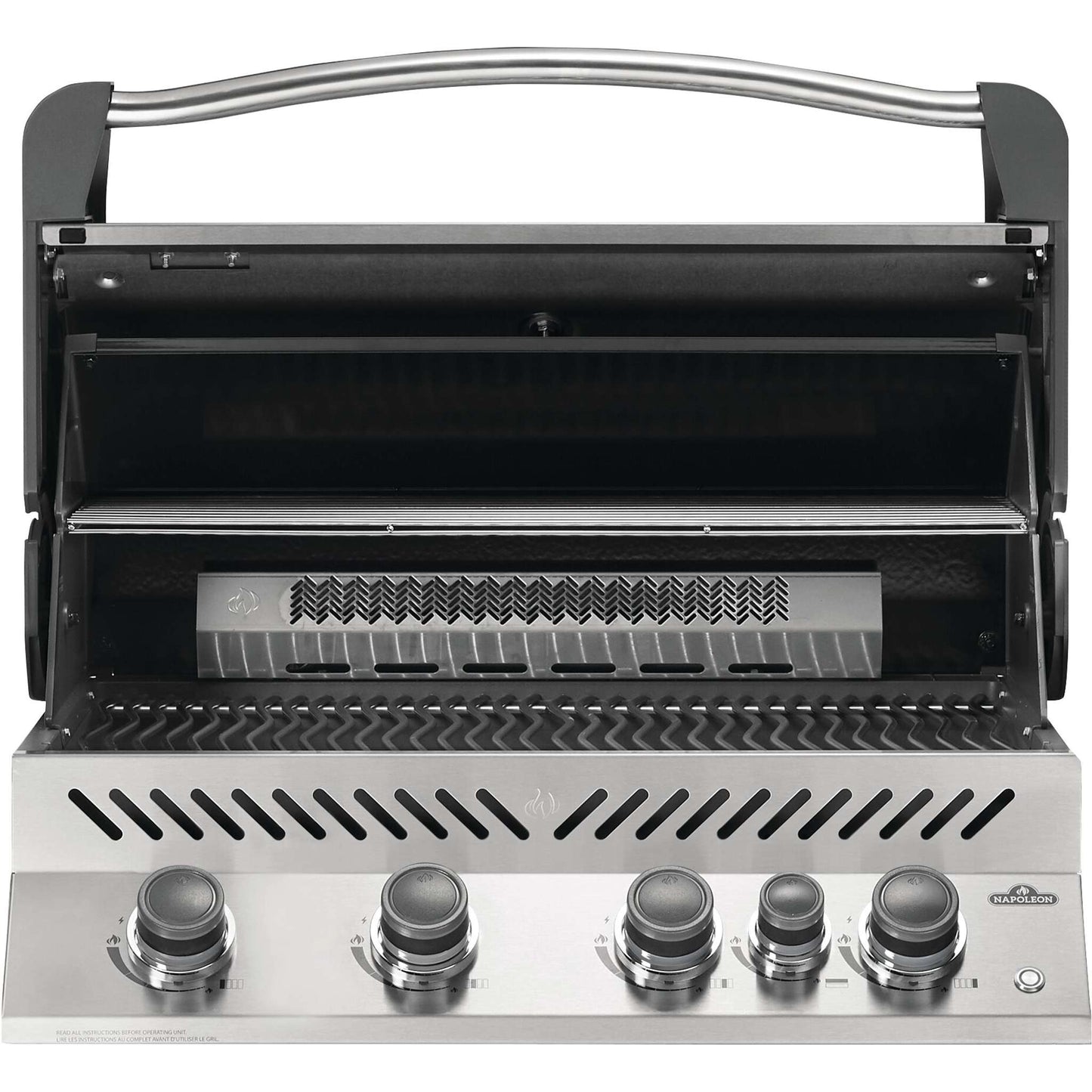 BI Prestige 500 RSIB Built-in Gas Grill Head with Infrared Rear Burner in Stainless Steel