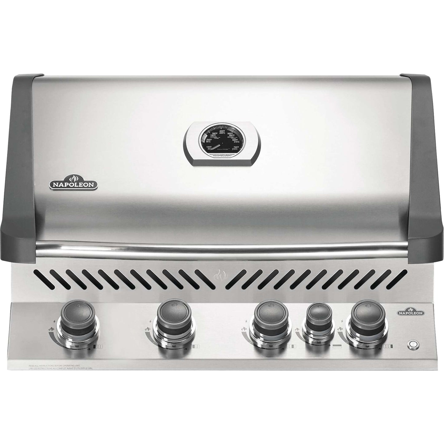 BI Prestige 500 RSIB Built-in Gas Grill Head with Infrared Rear Burner in Stainless Steel