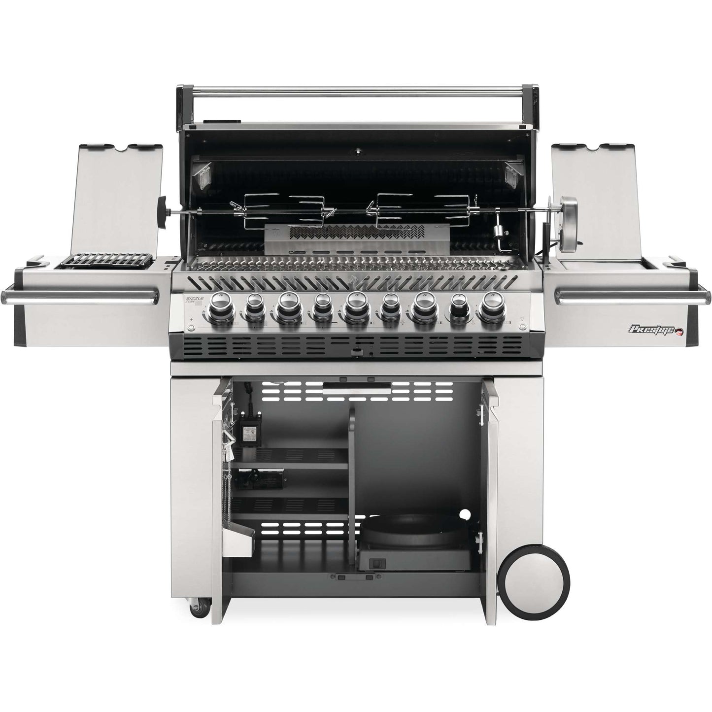 Prestige Pro 665 RSIB Gas Grill with Infrared Rear and Side Burners in Stainless Steel