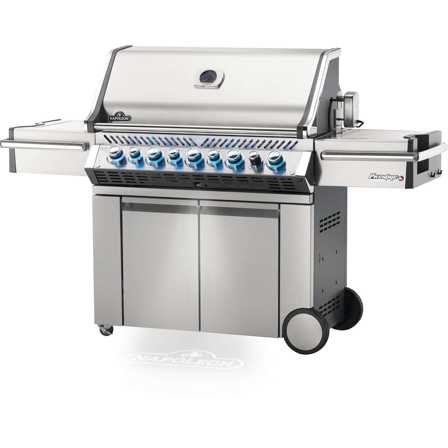 Prestige Pro 665 RSIB Gas Grill with Infrared Rear and Side Burners in Stainless Steel