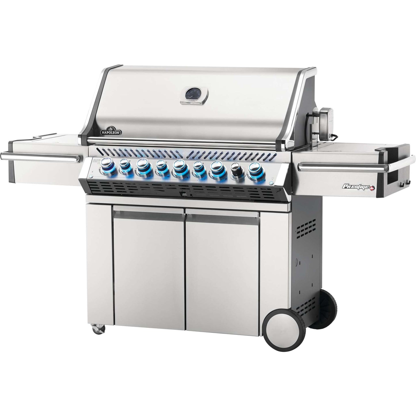 Prestige Pro 665 RSIB Gas Grill with Infrared Rear and Side Burners in Stainless Steel