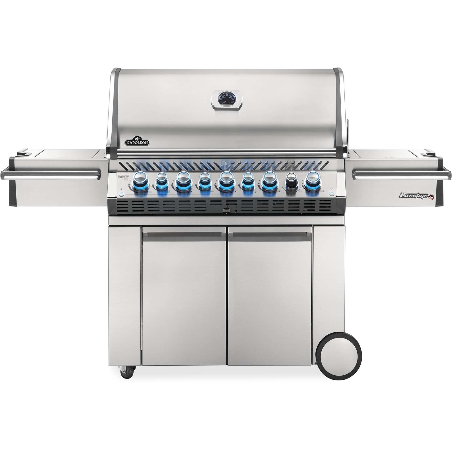 Prestige Pro 665 RSIB Gas Grill with Infrared Rear and Side Burners in Stainless Steel